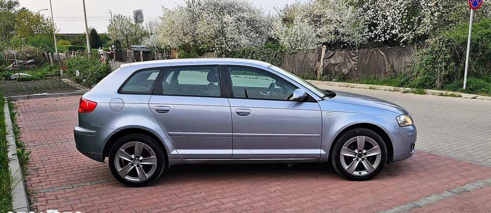 Audi A3 cena 18700 przebieg: 188000, rok produkcji 2007 z Chojnów małe 277